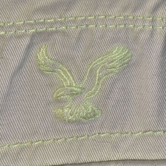 American Eagle Shorts Mens 30 Light Green Cargo Heavy Cotton Outdoor 11" Inseam - Picture 9 of 9